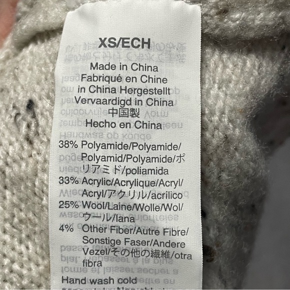 Madewell Donegal Button Sleeve Sweater Dress Size XS Fits Big - Picture 8 of 13